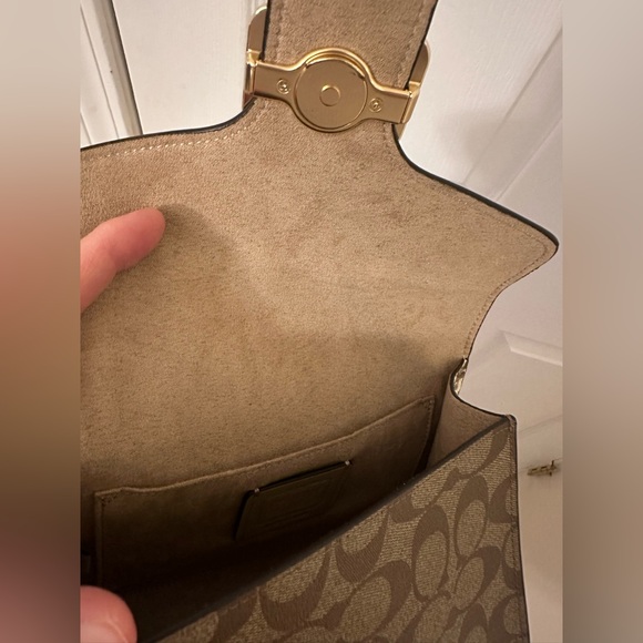 Coach Brown and Cream Satchel - Picture 4 of 4